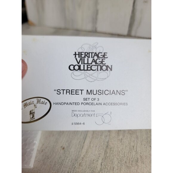 Dept 56 street musicians 55646 Heritage Village accessory xmas - Picture 7 of 7